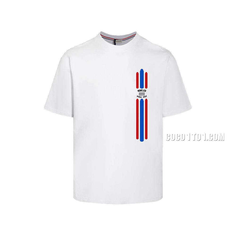 High-quality 2024 New Model Moncler Round-Neck Short-Sleeve T-SHIRT NMONCLER42304