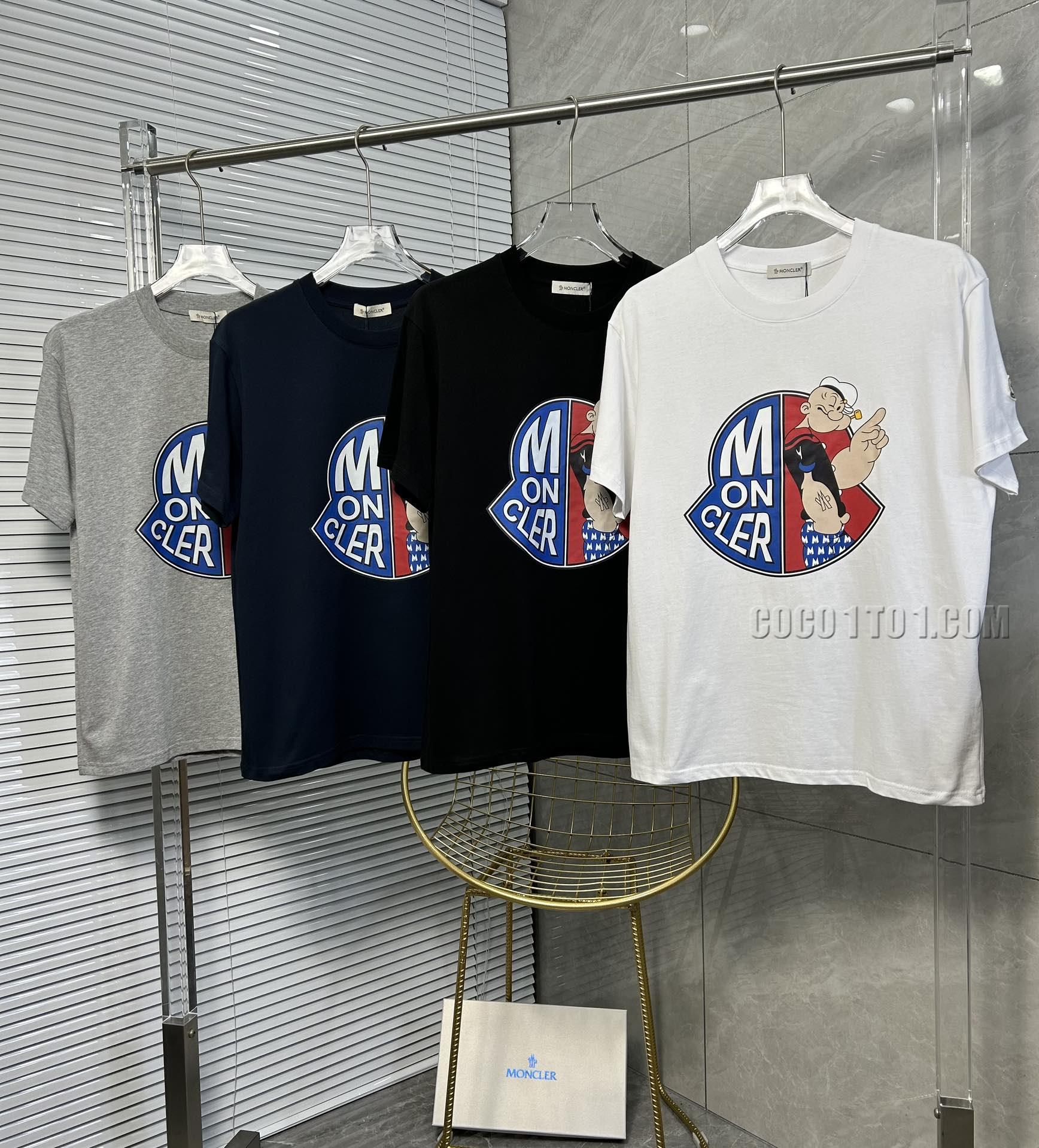 Moncler 24 Latest Couple's Short-Sleeve T-SHIRT NMONCLER42304