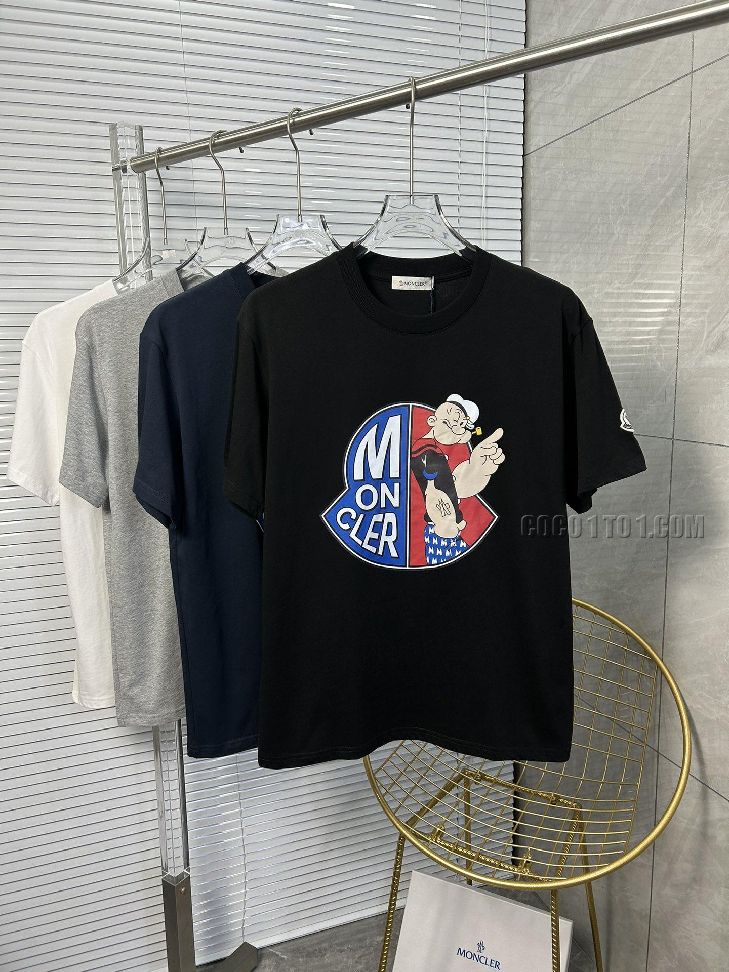 Moncler 24 Latest Couple's Short-Sleeve T-SHIRT NMONCLER42304