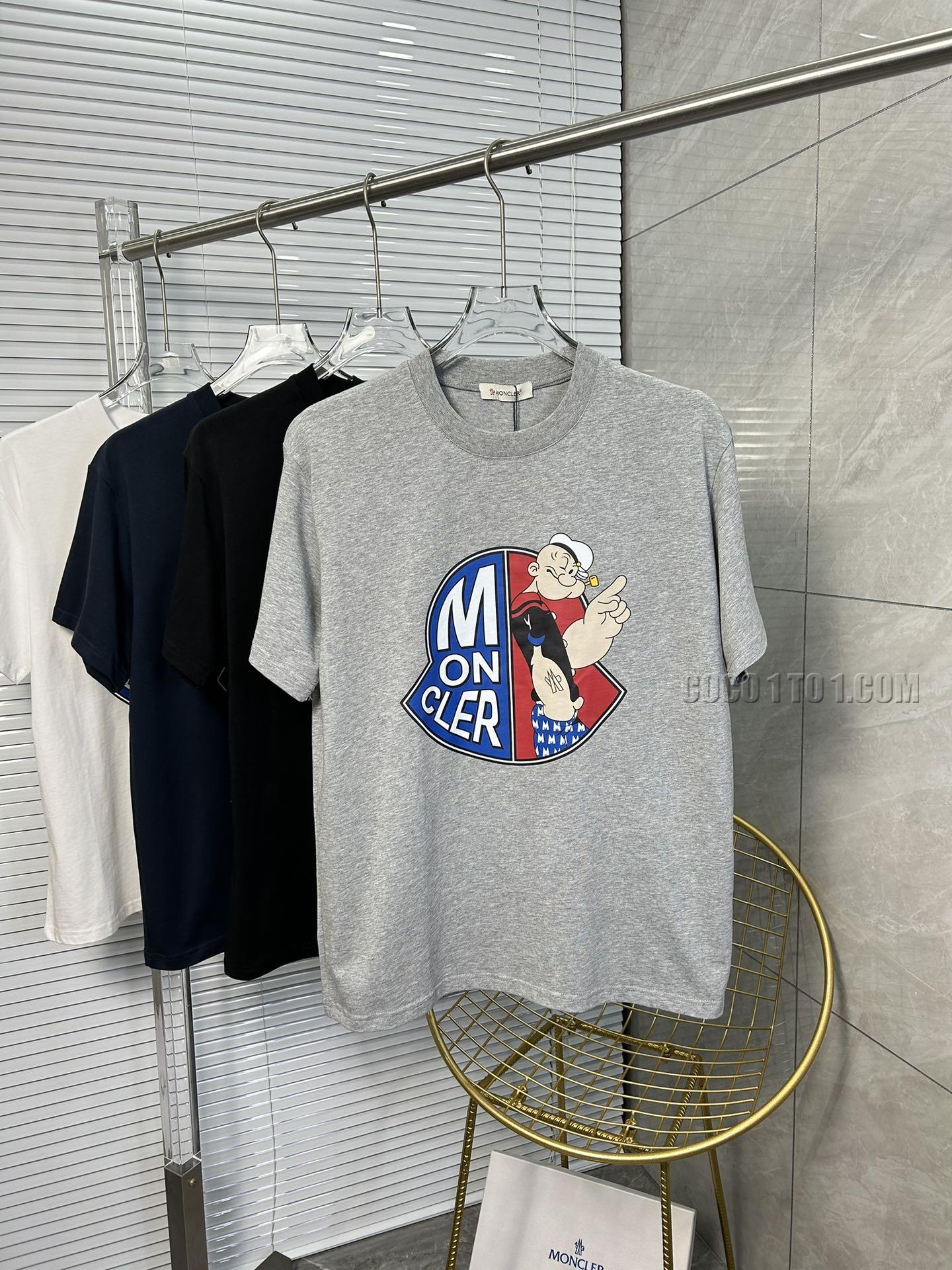 Moncler 24 Latest Couple's Short-Sleeve T-SHIRT NMONCLER42304