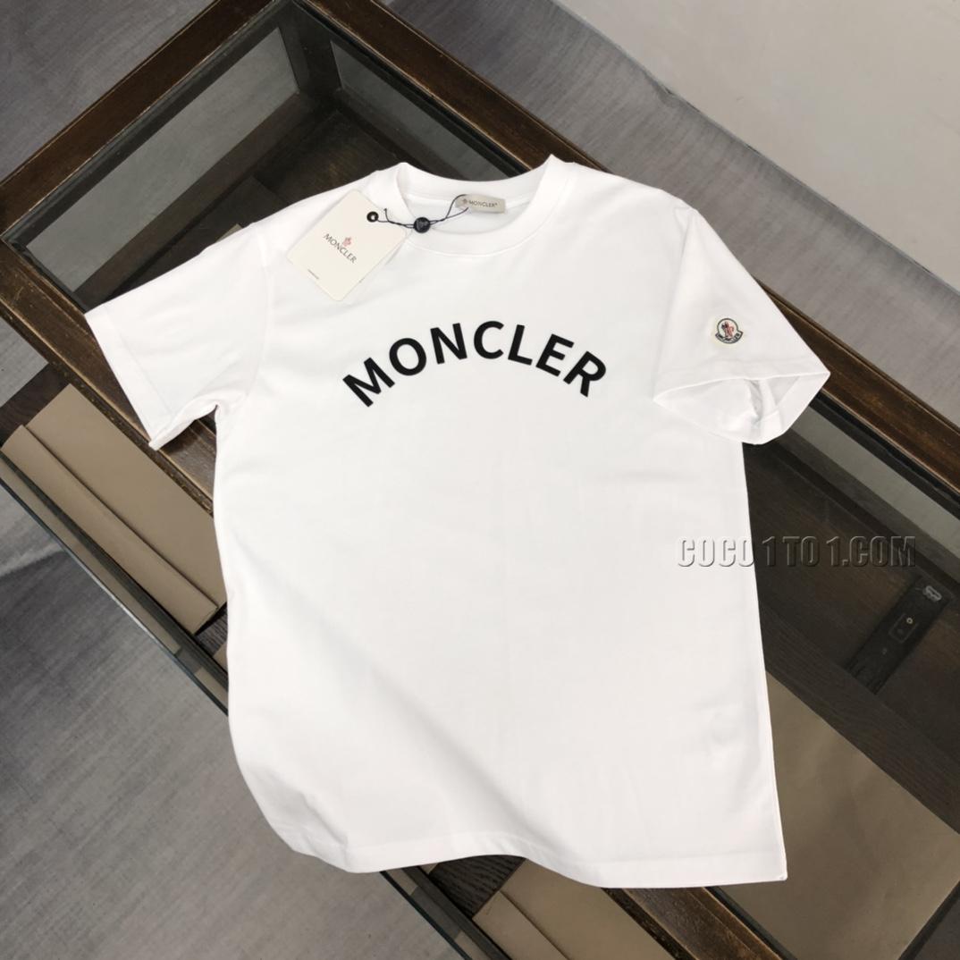 Moncler 2024 New Men's Round-Neck Short-Sleeve Couple's T-SHIRT NMONCLER42304