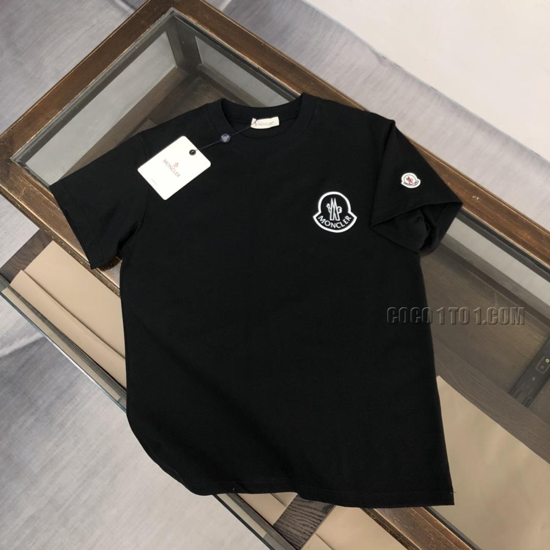 Moncler 2024 New Men's Round-Neck Short-Sleeve Couple's T-SHIRT NMONCLER42304