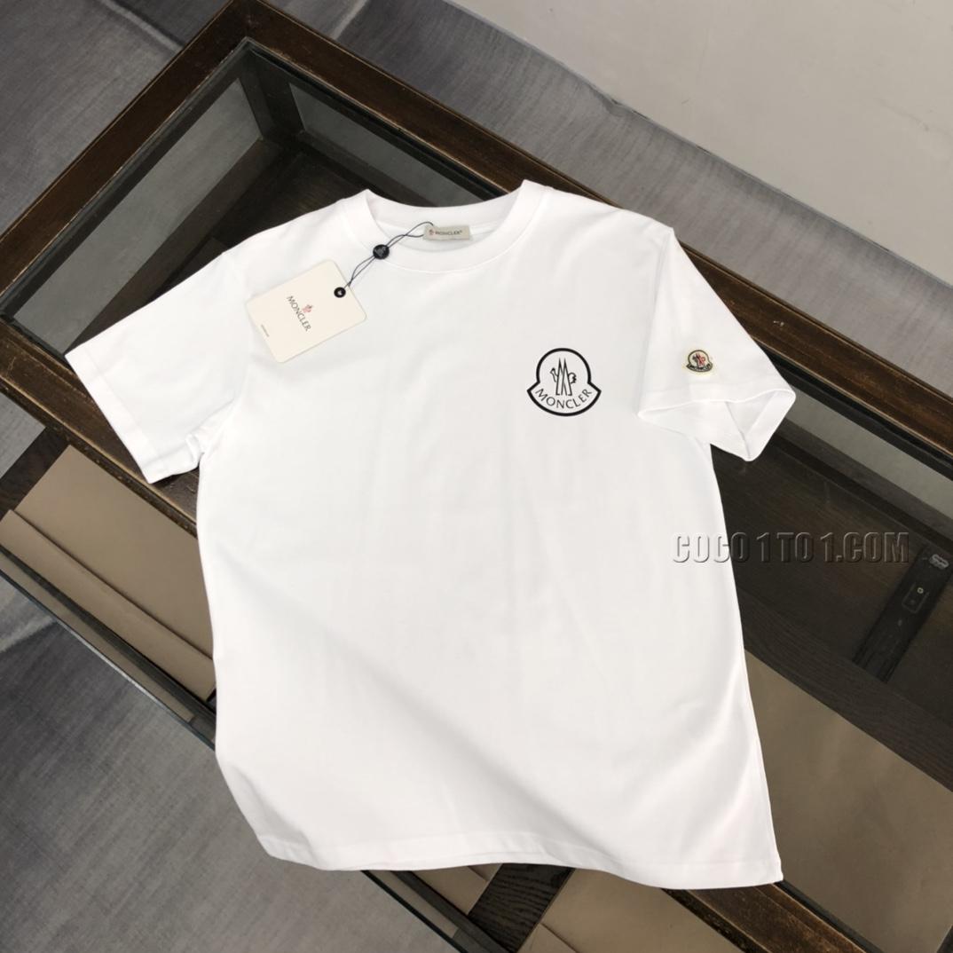 Moncler 2024 New Men's Round-Neck Short-Sleeve Couple's T-SHIRT NMONCLER42304