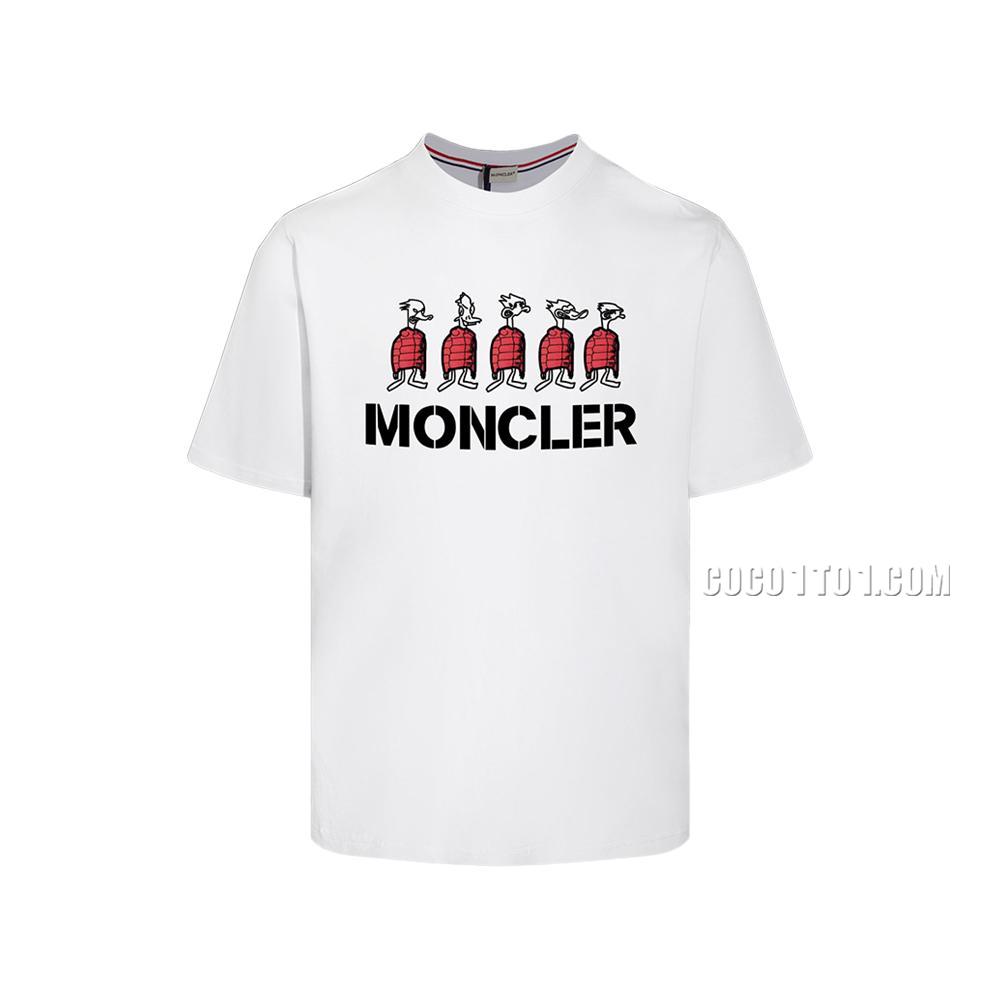 High-quality 2024 New Model Moncler Round-Neck Short-Sleeve T-SHIRT NMONCLER42304