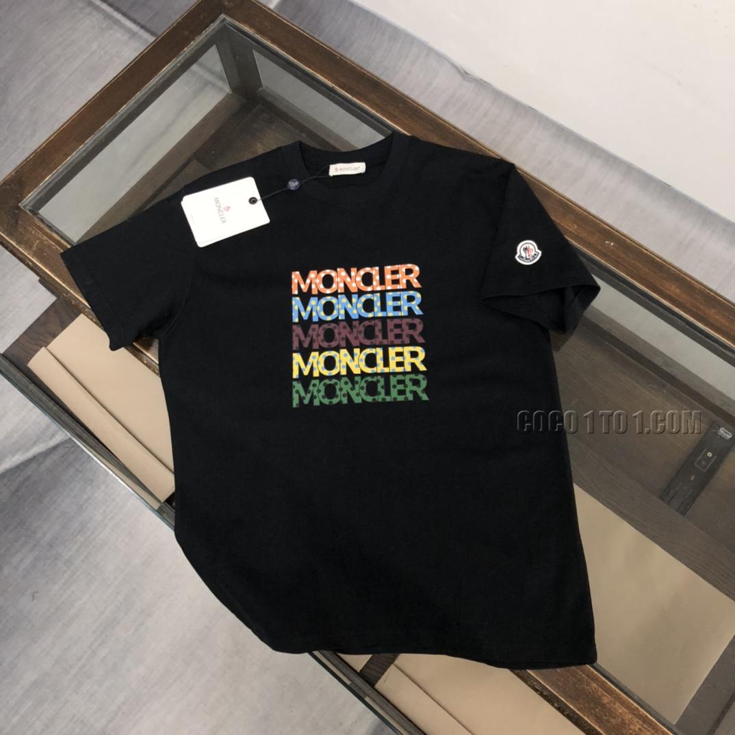 Moncler 2024 New Men's Round Neck Short-Sleeve Couple T-SHIRT NMONCLER42304