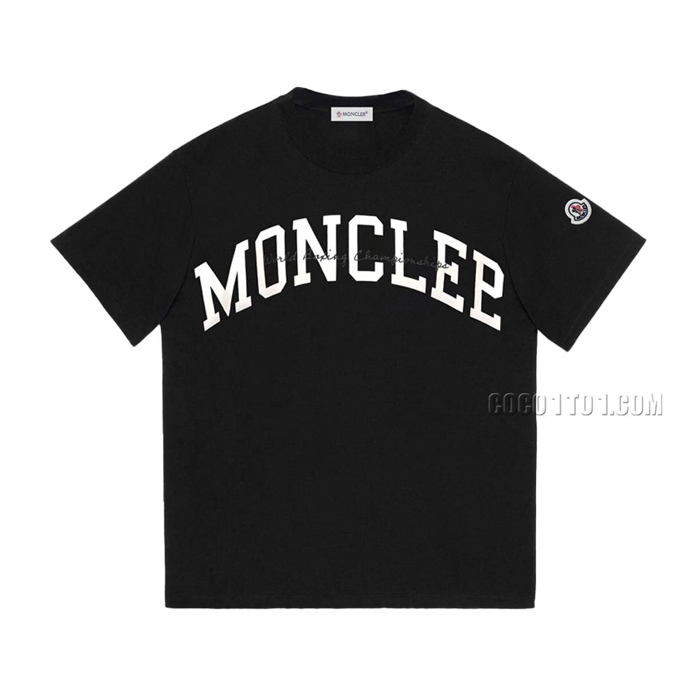 Moncler Short-Sleeve T-SHIRT NMONCLER42304 with Patchwork Embroidered Badge