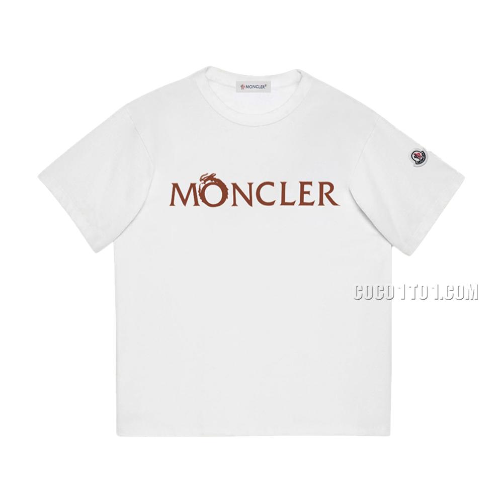 Moncler Short-Sleeve T-SHIRT NMONCLER42304 with Patchwork Embroidered Badge