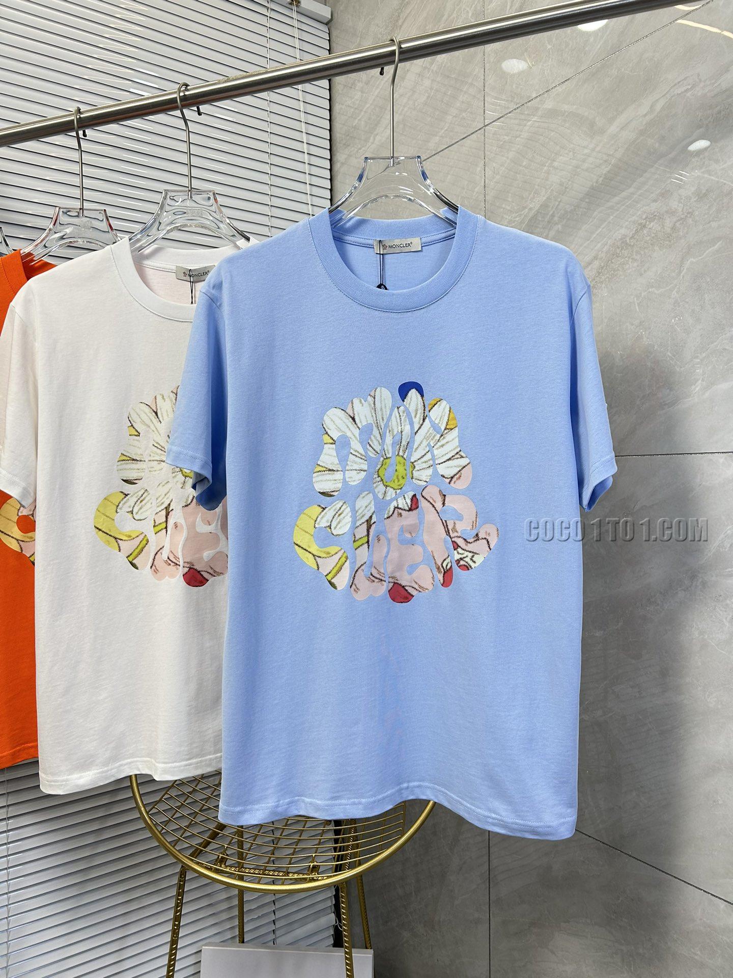 Moncler 24 Latest Couple's Short-Sleeve T-SHIRT NMONCLER42304