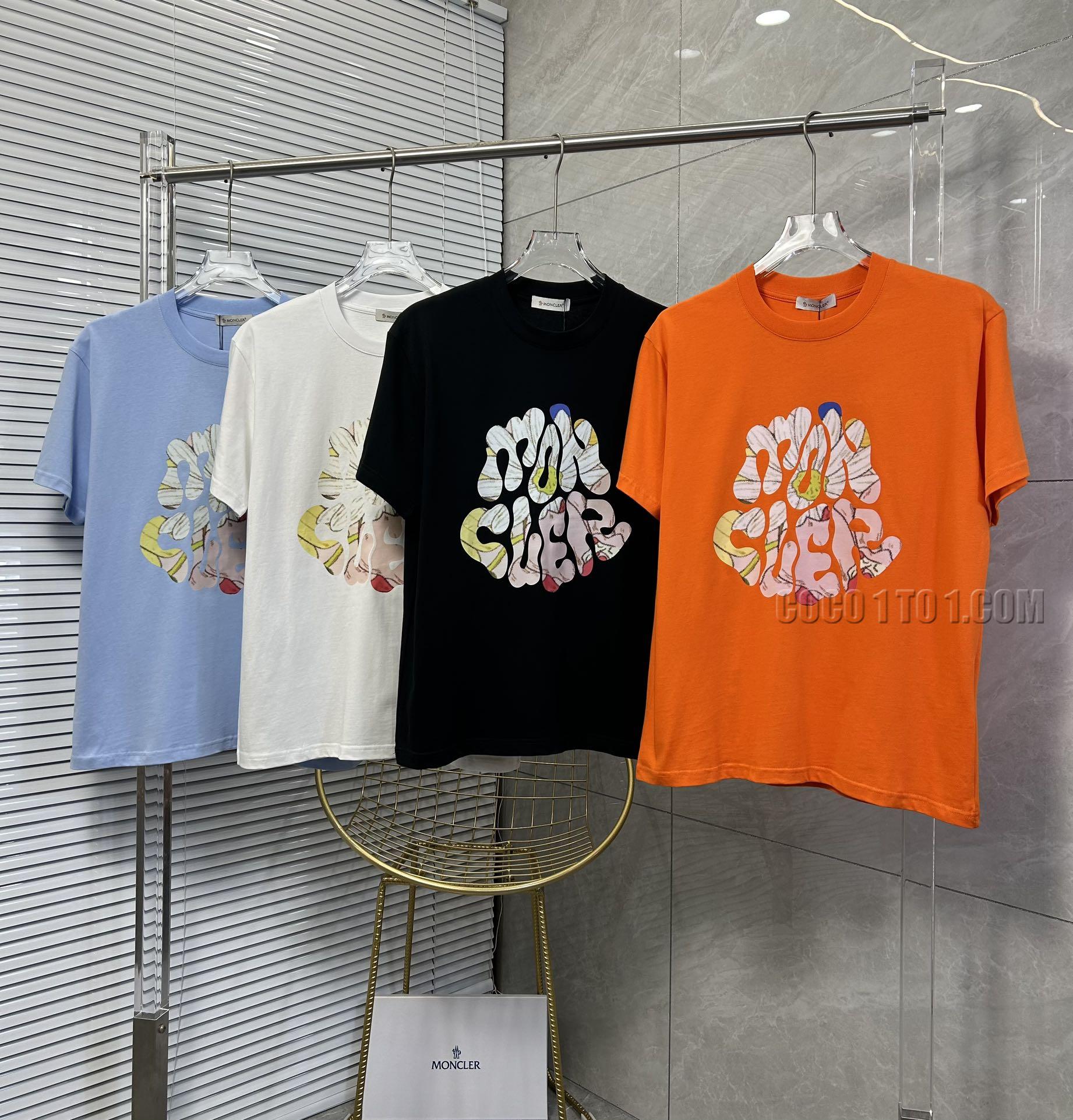 Moncler 24 Latest Couple's Short-Sleeve T-SHIRT NMONCLER42304