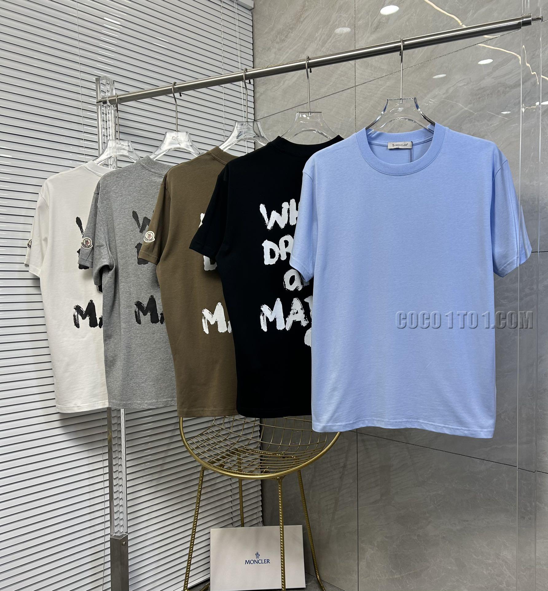 Moncler 24 Latest Couple's Short-Sleeve T-SHIRT NMONCLER42304