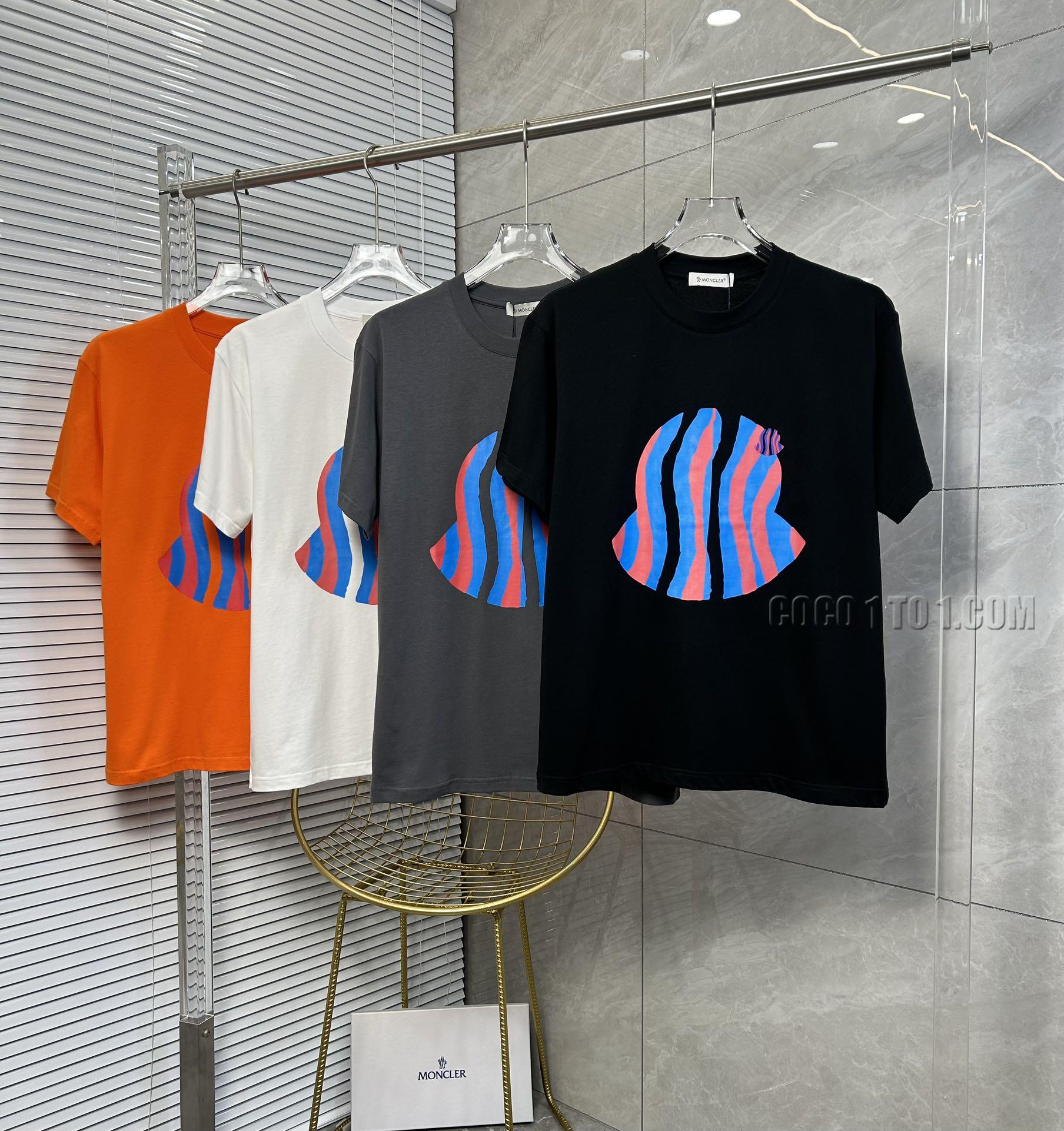 Moncler 24 Latest Couple's Short-Sleeve T-SHIRT NMONCLER42304