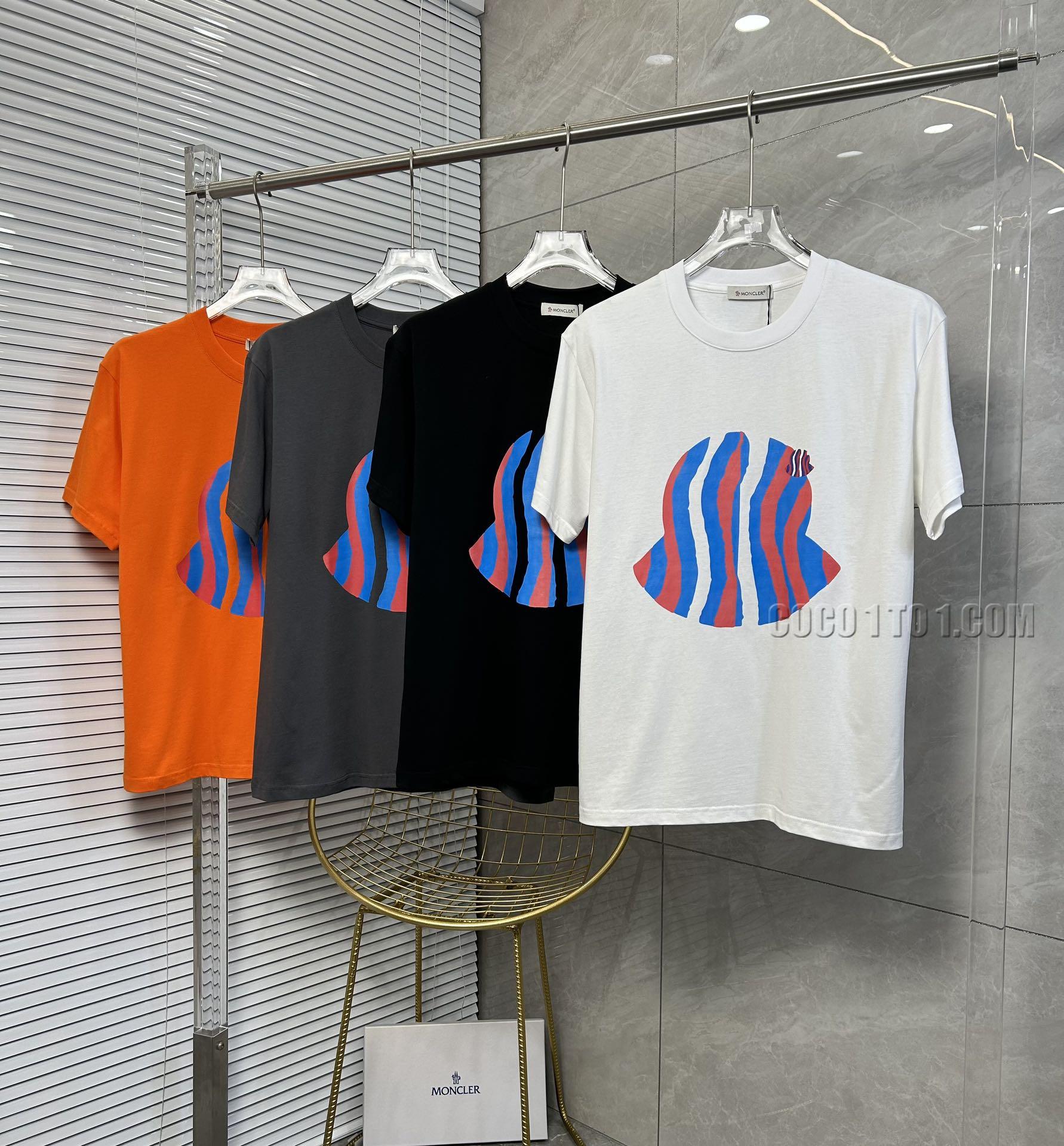 Moncler 24 Latest Couple's Short-Sleeve T-SHIRT NMONCLER42304