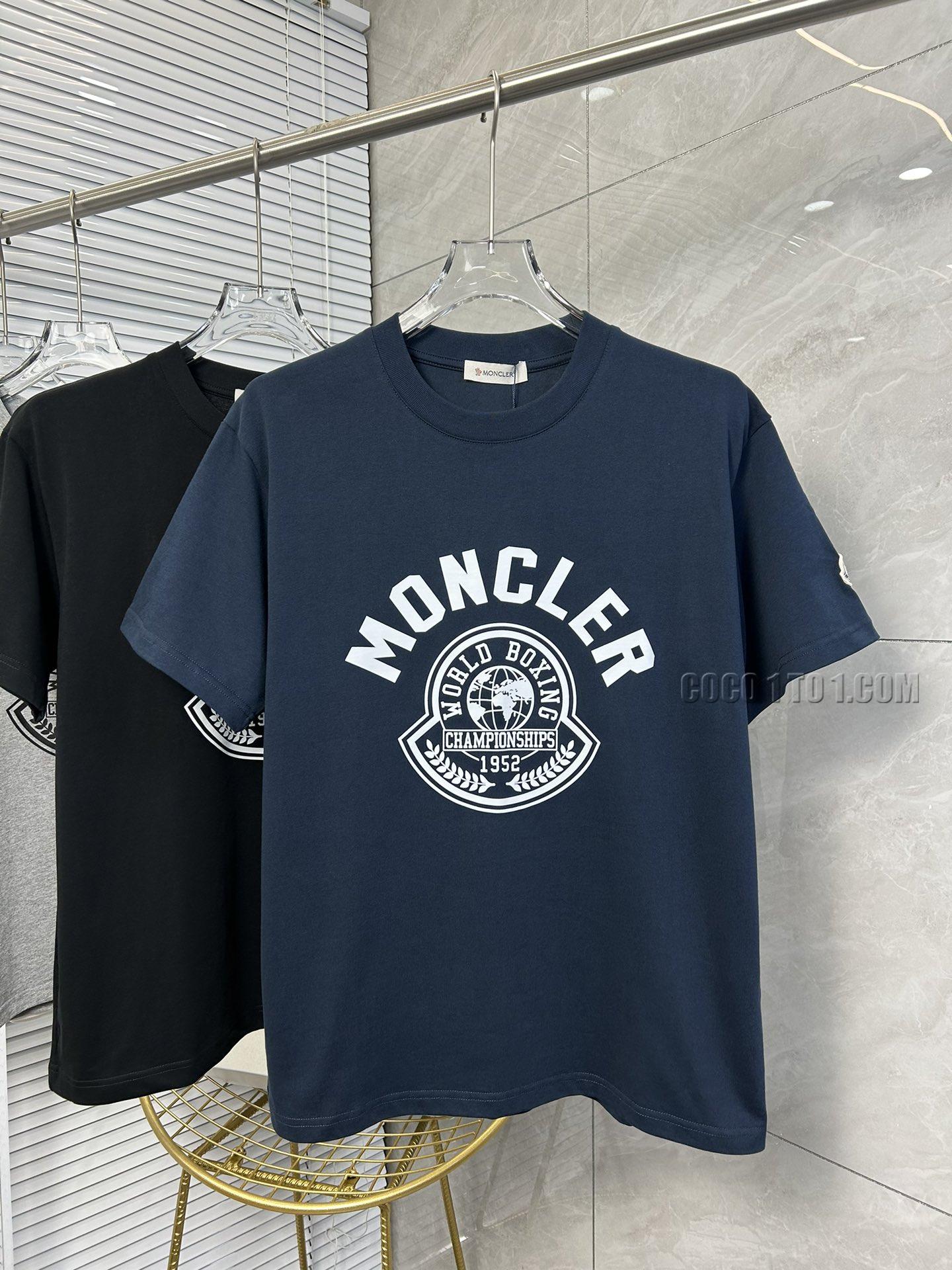 Moncler 24 Latest Couple's Short-Sleeve T-SHIRT NMONCLER42304