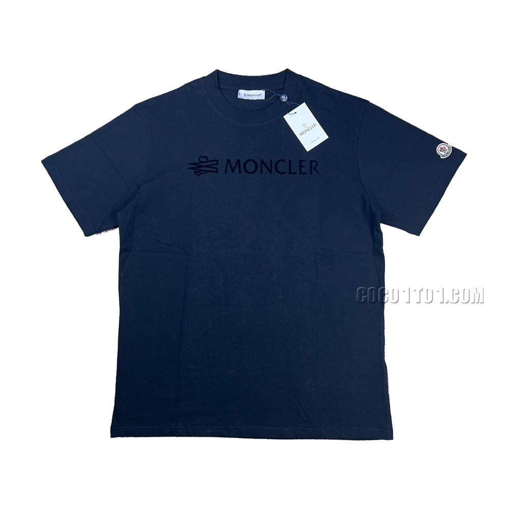 Moncler Velvet Letter Short-Sleeve T-SHIRT NMONCLER42304