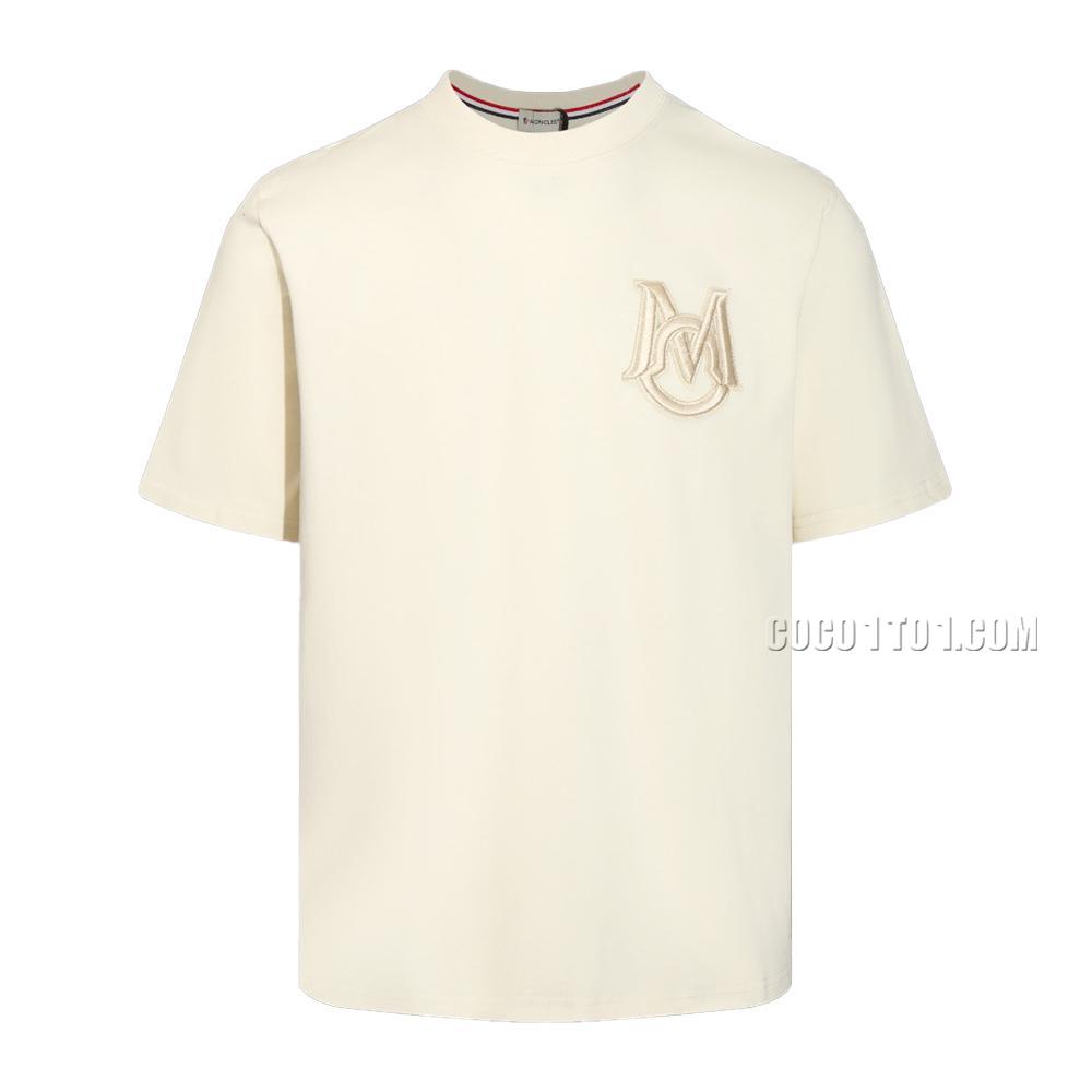 Moncler  Summer New Pure Cotton Short-Sleeve T-SHIRT NMONCLER42304