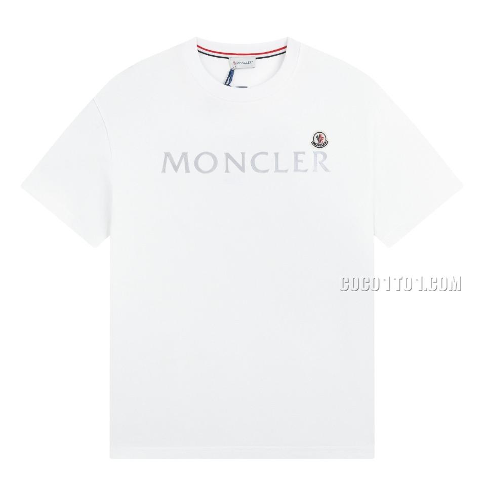 Moncler 3D Embossed + Chest Cut Badge Short-Sleeve T-SHIRT NMONCLER42304