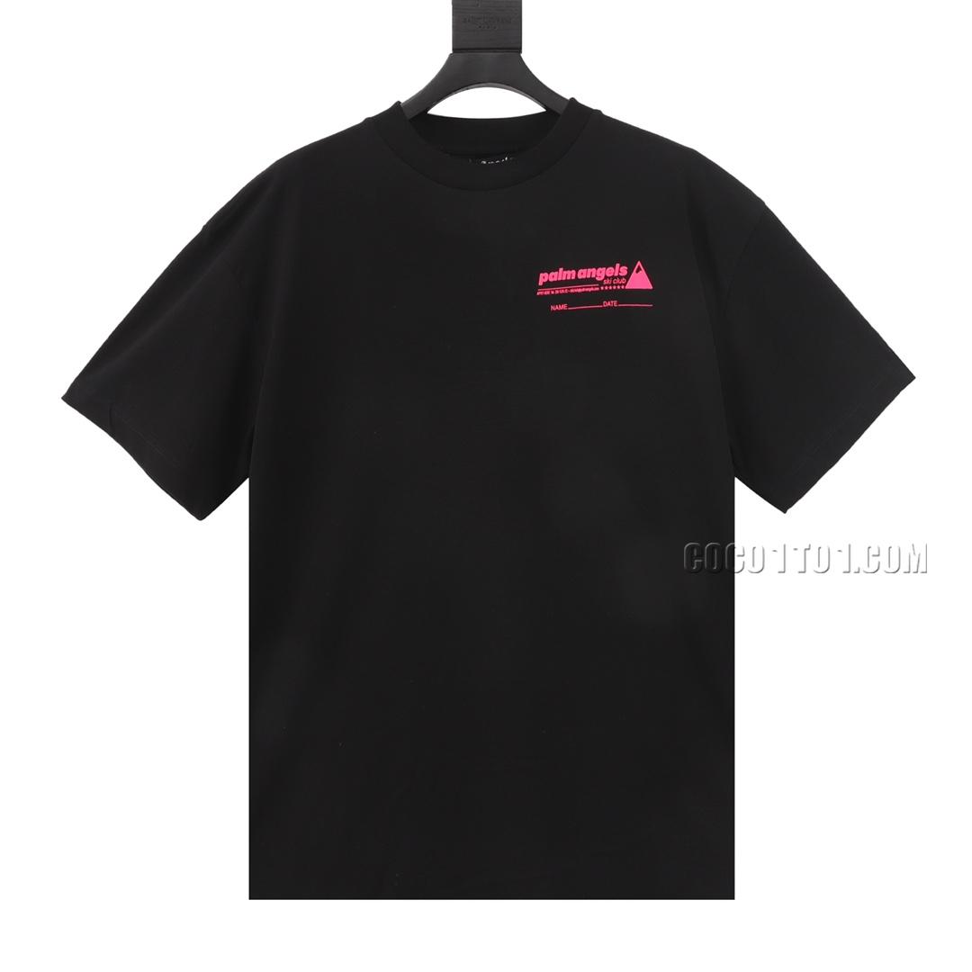 Palm Angels Fluorescent Palm Tree Short Sleeve T-shirt NPALM-ANGELS42306