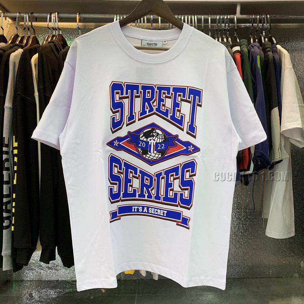 New emerging brand Trapstar Street Secret Print High-Quality Double Yarn Pure Cotton Casual Short Sleeve T-Shirt Unisex