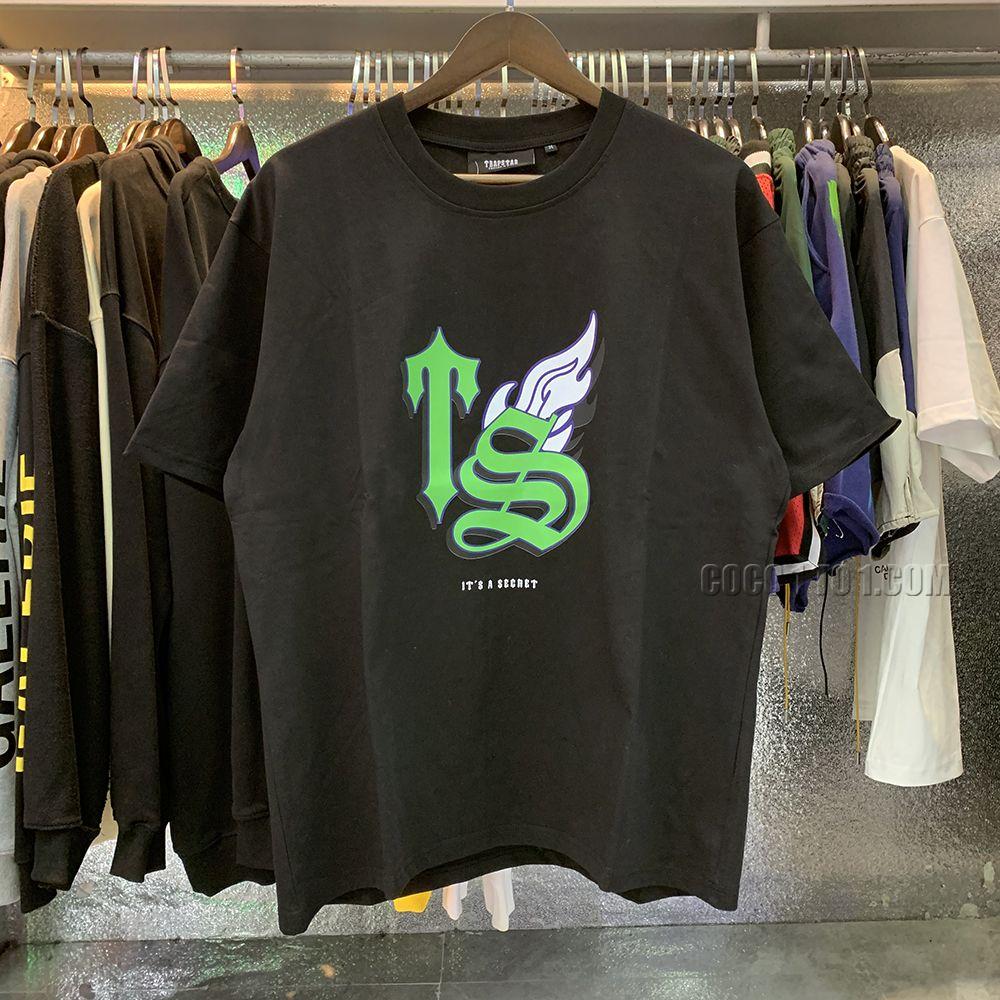 New emerging brand Trapstar It's a Secret Print High-Quality Pure Cotton Double Yarn Short Sleeve T-Shirt Unisex