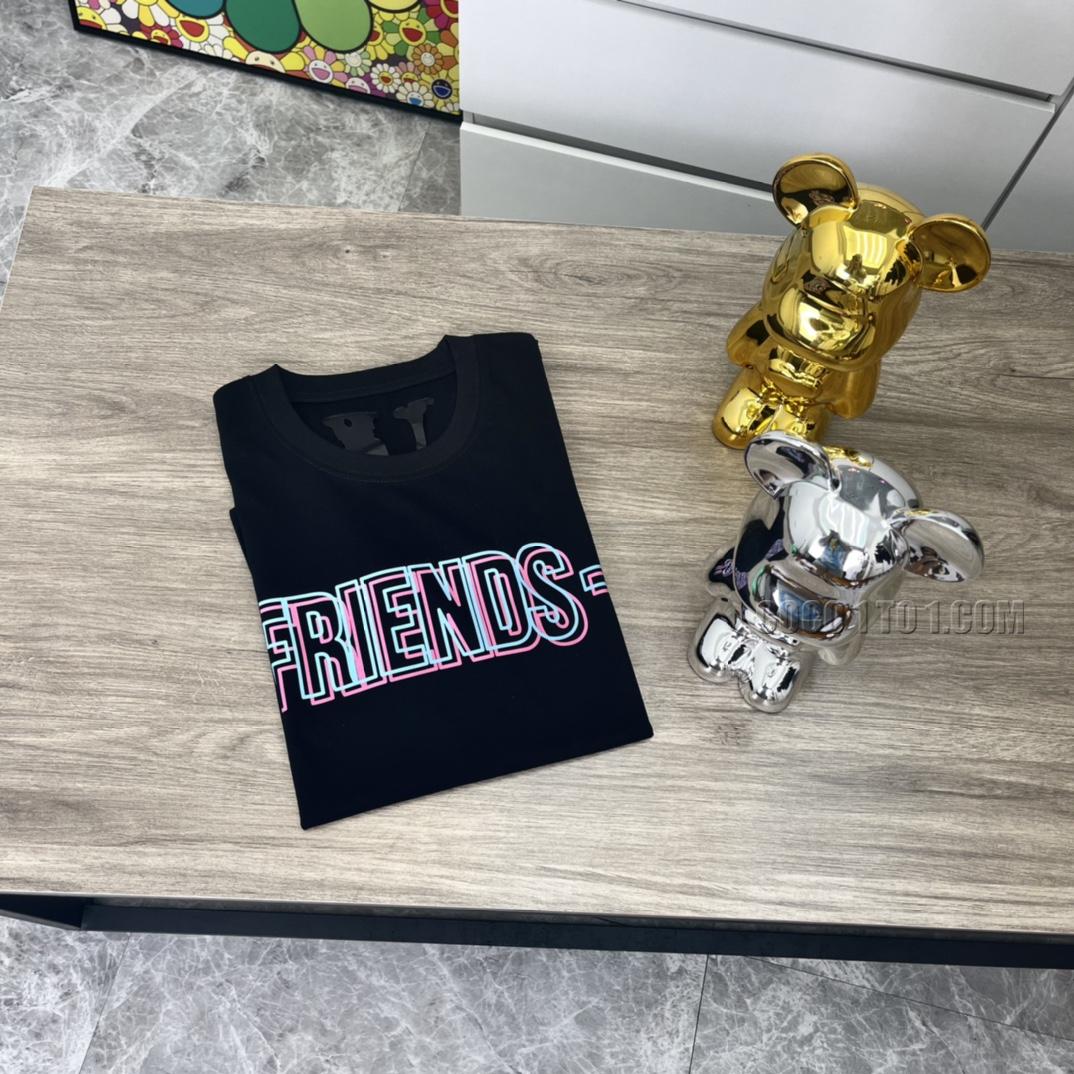 VLONE high-quality cyberpunk style big V short sleeve