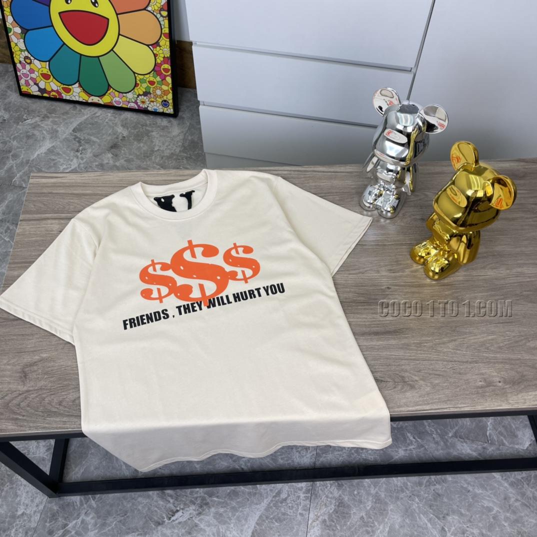 VLONE high-quality money big V short sleeve