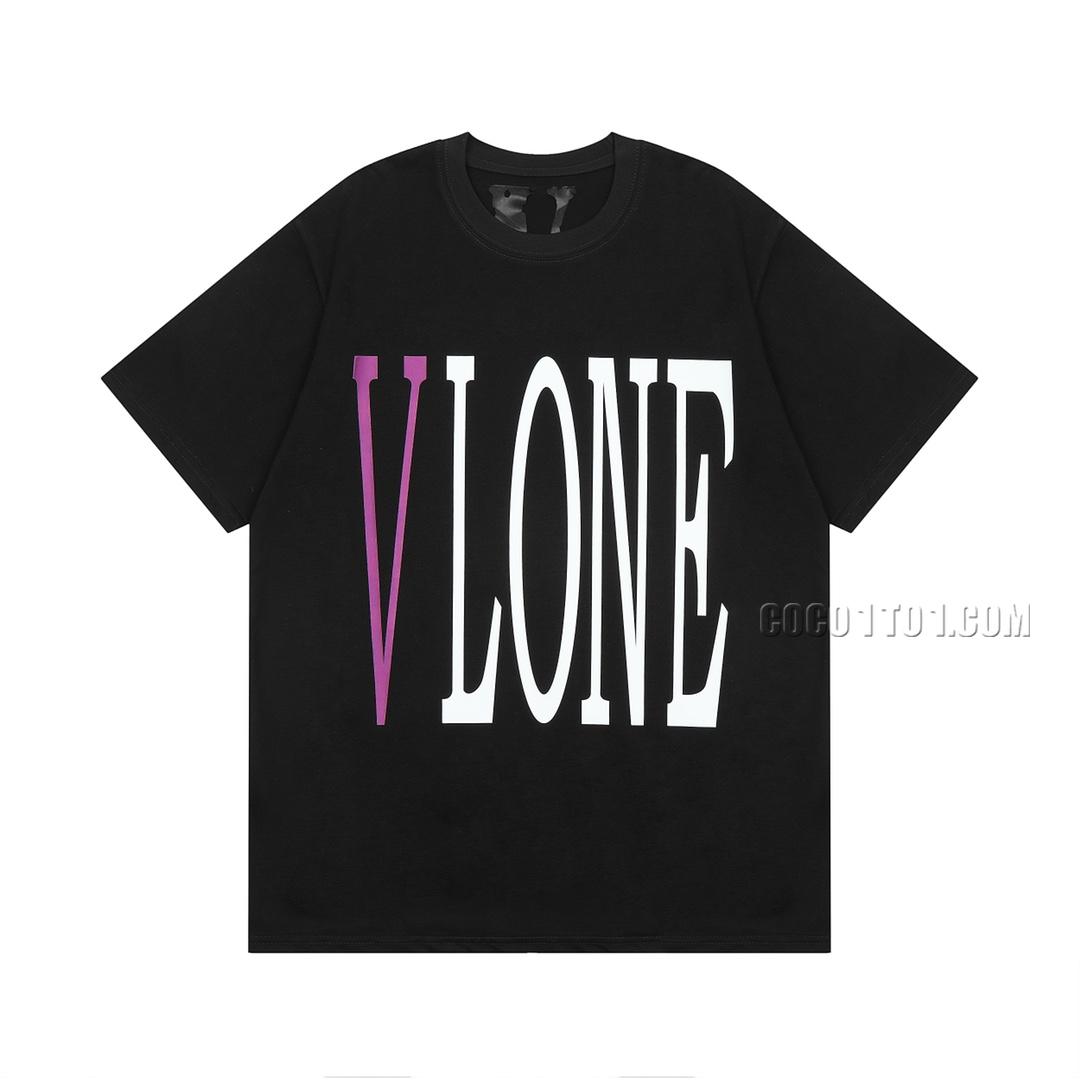 VLONE high-quality purple big V short sleeve