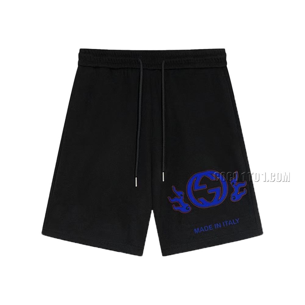 Gucci Limited Edition Foam Velvet Double G Casual Shorts