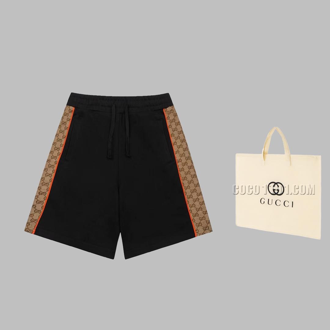 Gucci New Woven Belt Double G Shorts