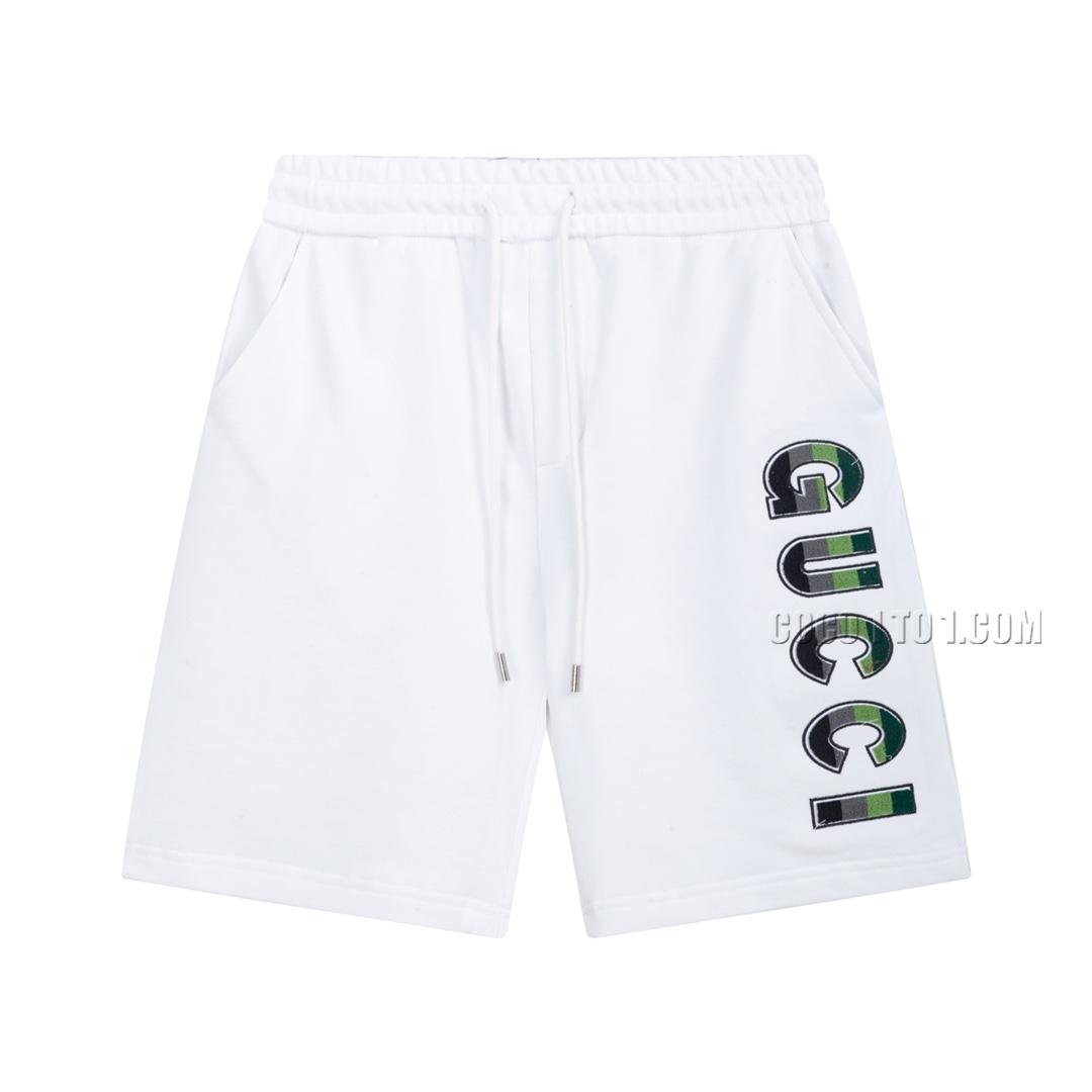 Gucci 2024 Summer New Alphabet Logo Unisex Casual Shorts