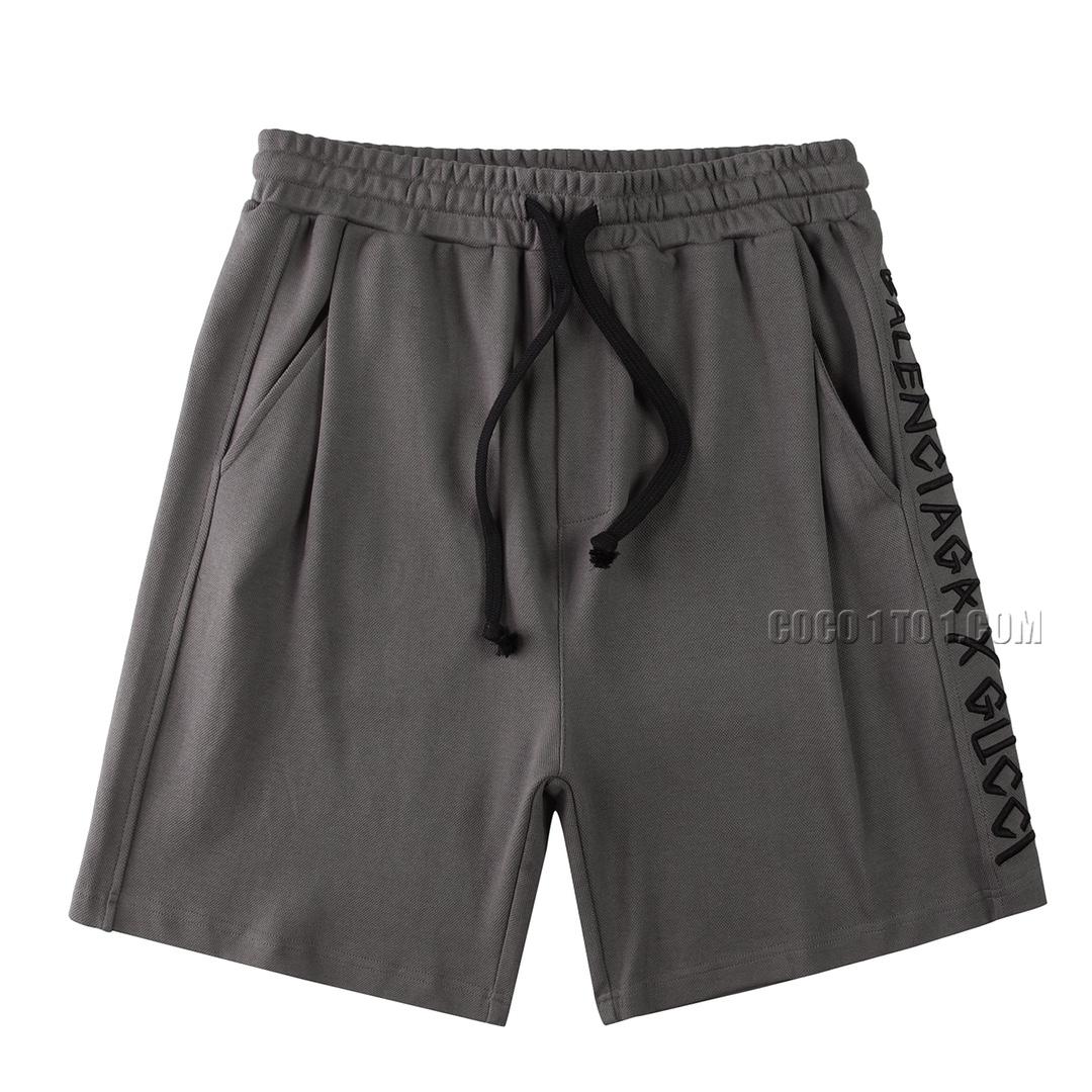 Gucci x Balenciaga Classic Simple Unisex Shorts