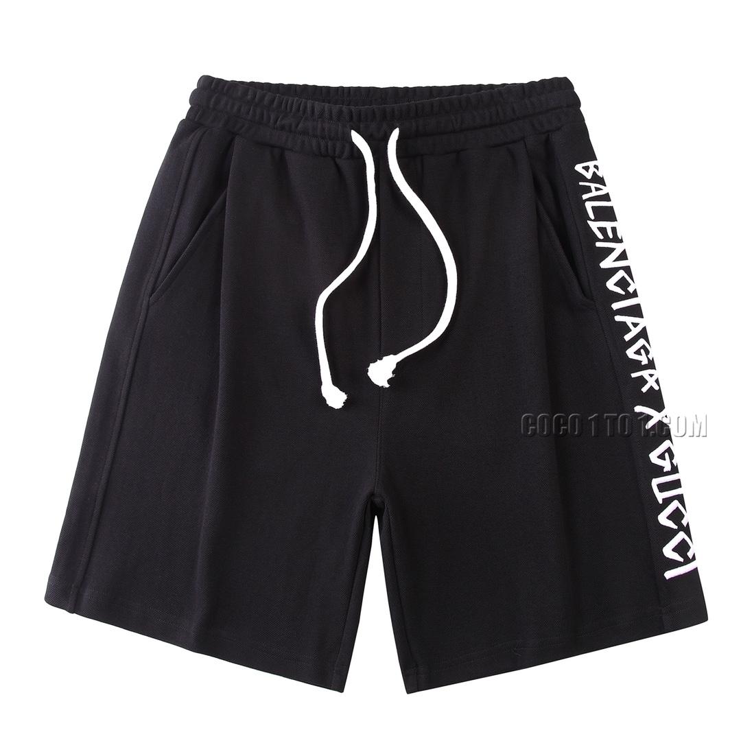 Gucci x Balenciaga Classic Simple Unisex Shorts