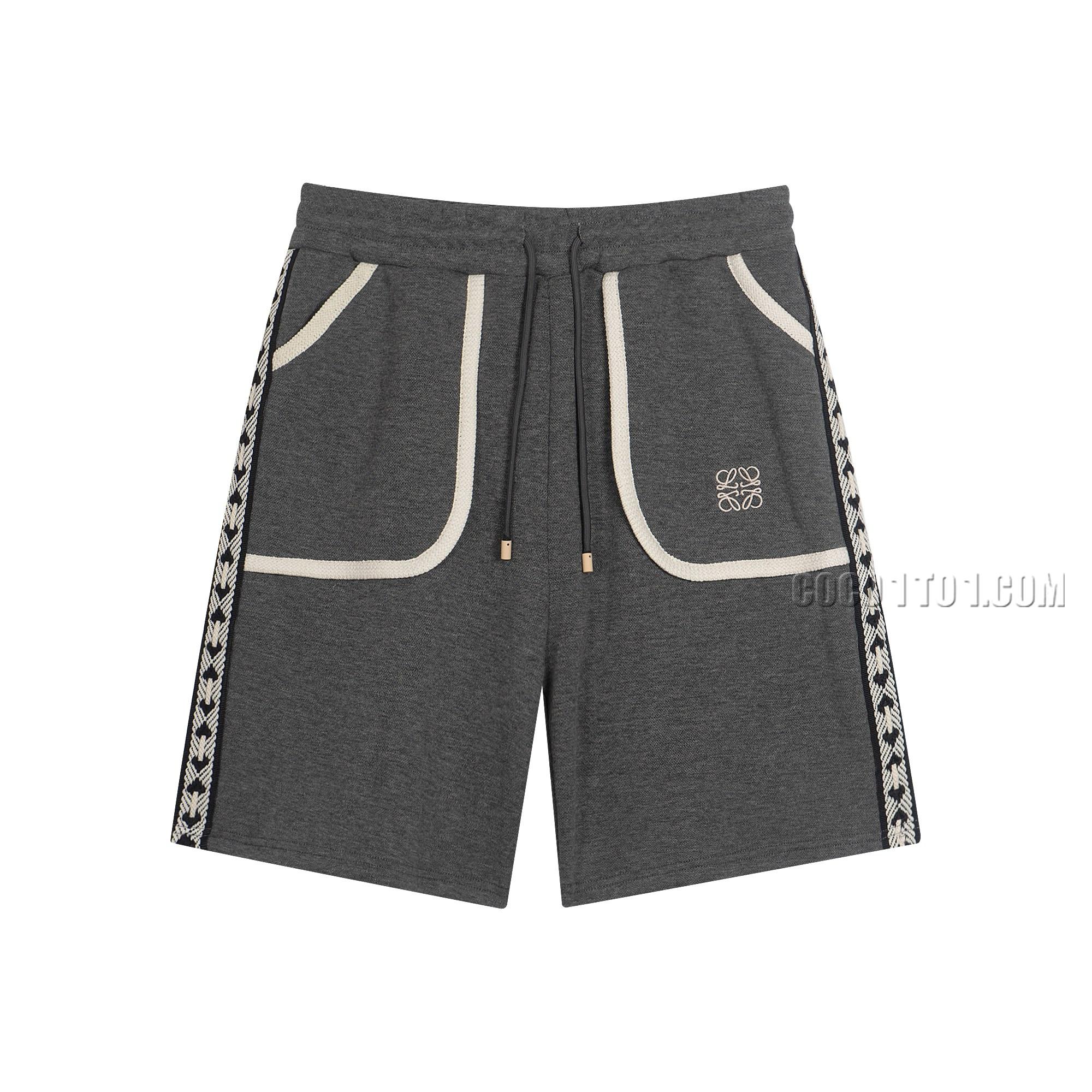 Loewe Woven Belt Knit Shorts