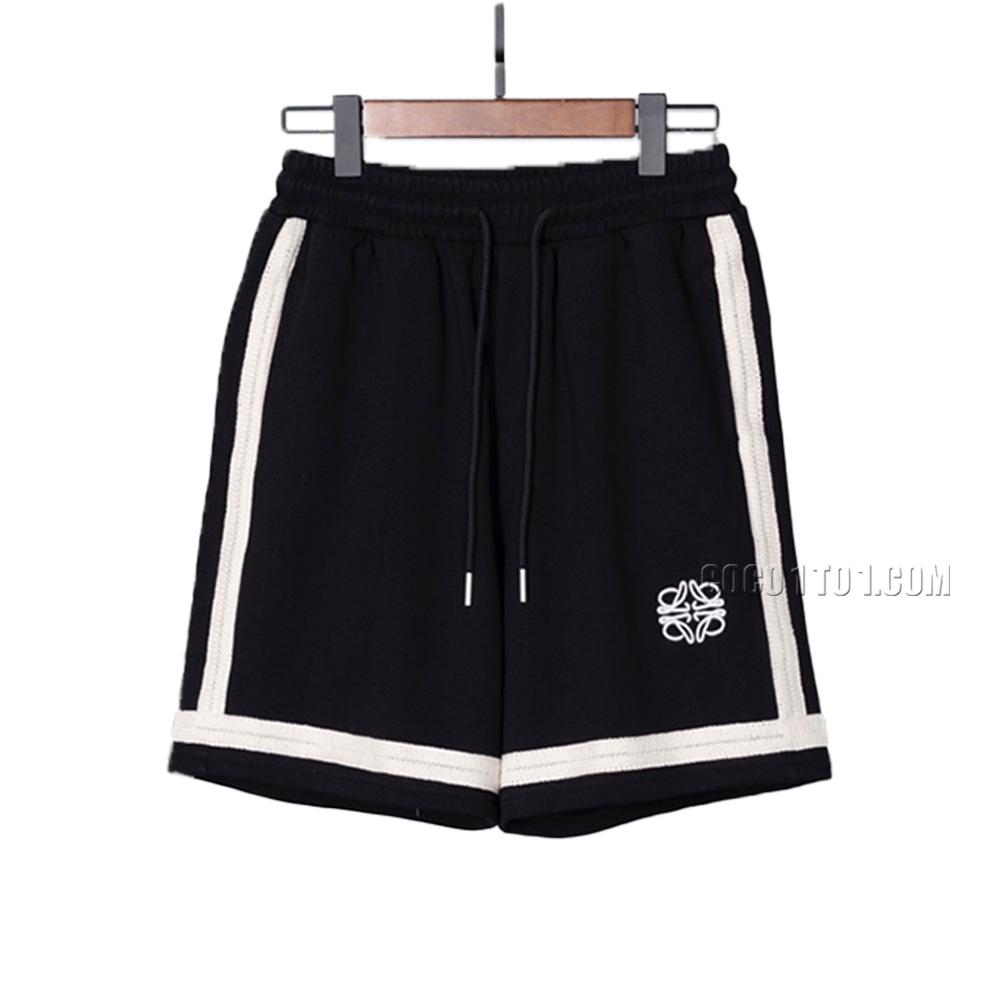 Loewe Spring/Summer New Patchwork Embroidered Woven Belt Shorts