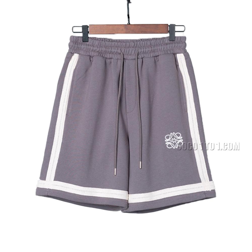 Loewe Spring/Summer New Patchwork Embroidered Woven Belt Shorts