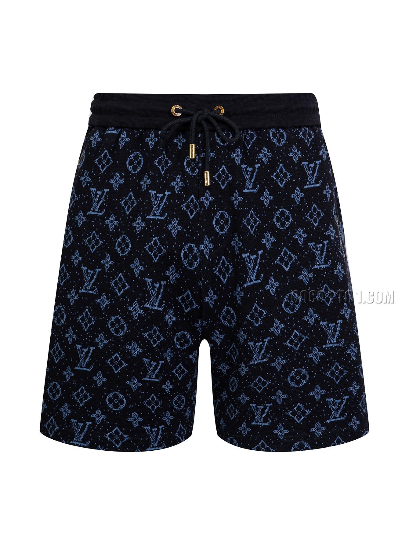Louis Vuitton Monogram All-Over Embossed Fabric Shorts