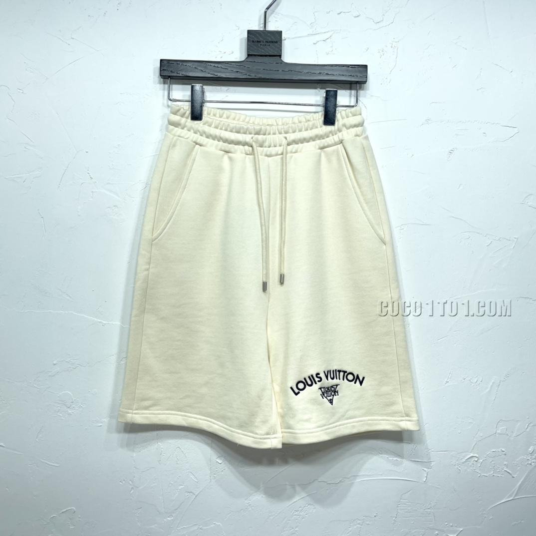 Louis Vuitton Best-selling Inverted Triangle Embroidered Shorts