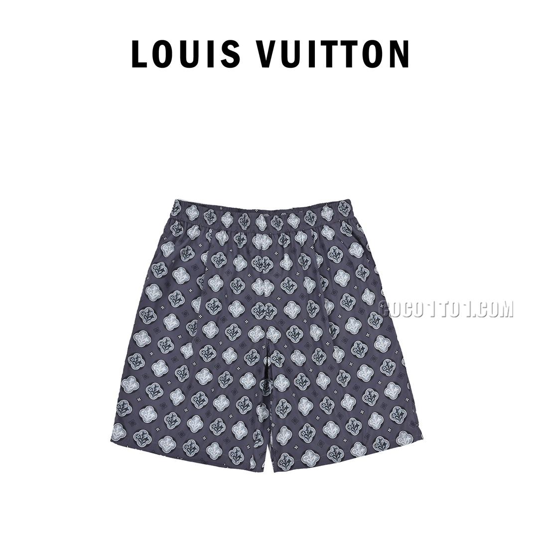 Louis Vuitton Heavy-Duty All-Over Monogram Beach Shorts