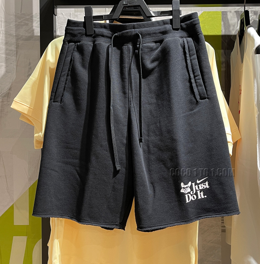 Nike Just Do It Letter Color Block Patchwork Casual Sport Shorts