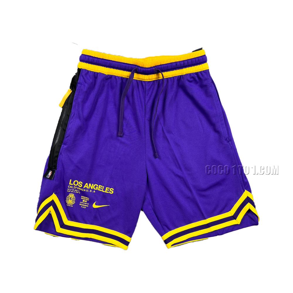 Nike & Lakers Color Basketball American-style Shorts