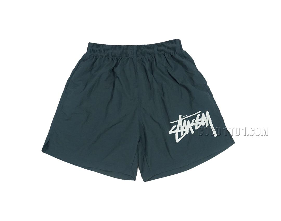 Nike AIR&Stussy Collaboration Limited Edition Nylon 5-Inch Below-the-Knee Trendy Shorts