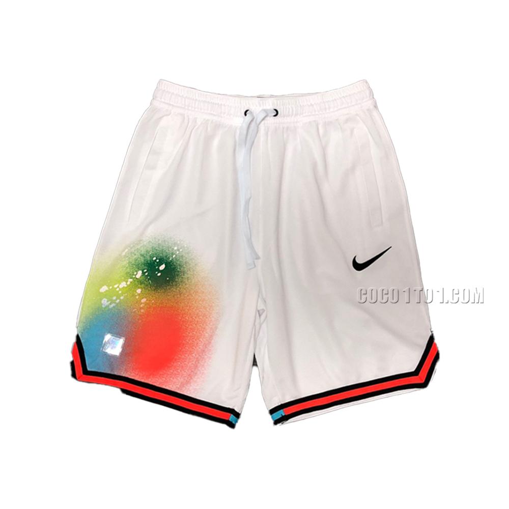 Nike Colorful Ink Swoosh Sports Basketball Quick-Drying Five Shorts