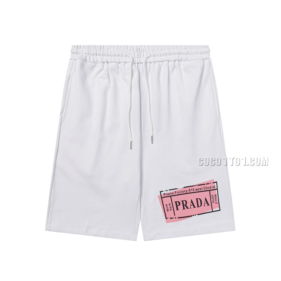 Prada Pink Checkered Shorts