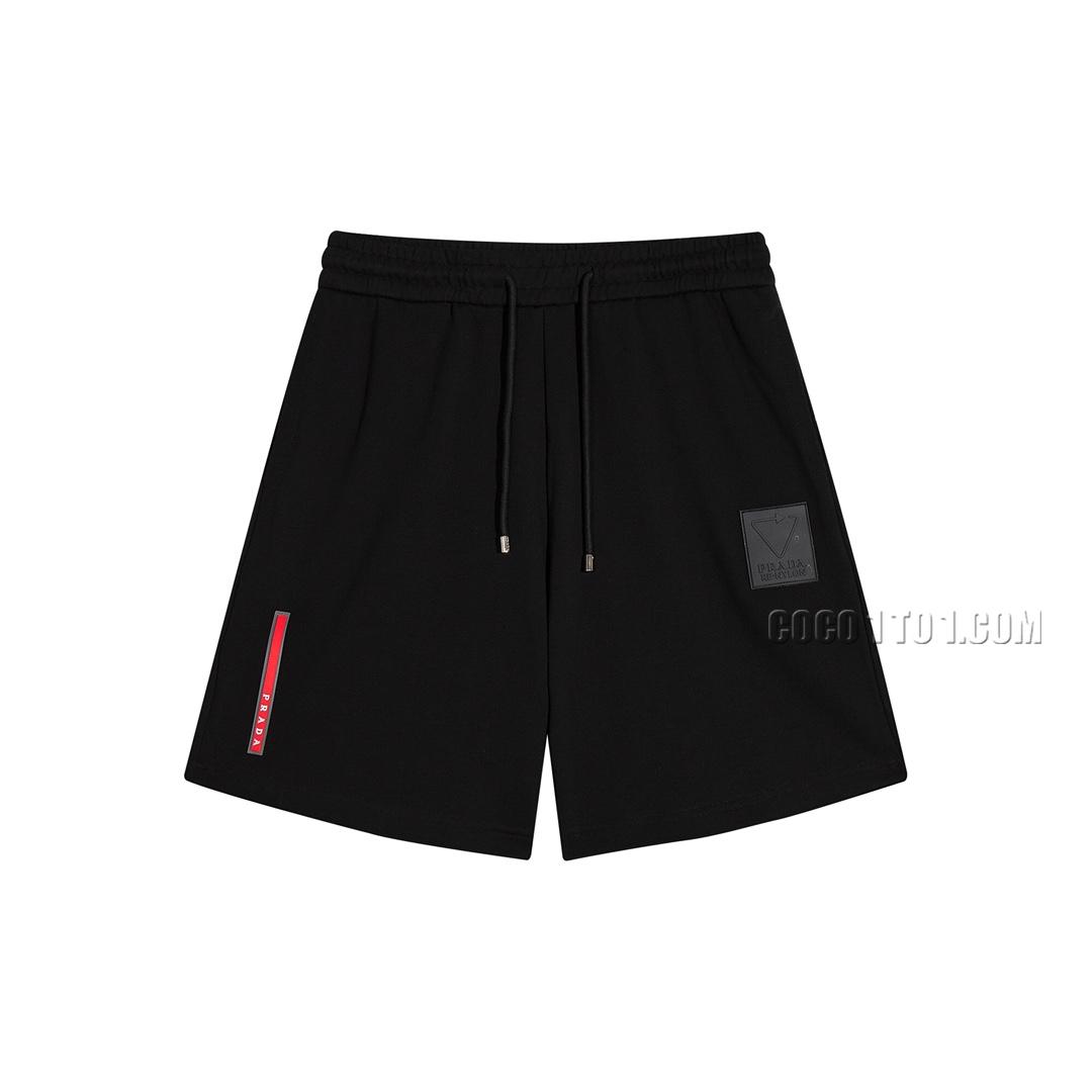Prada High Version Classic Double Tag Shorts