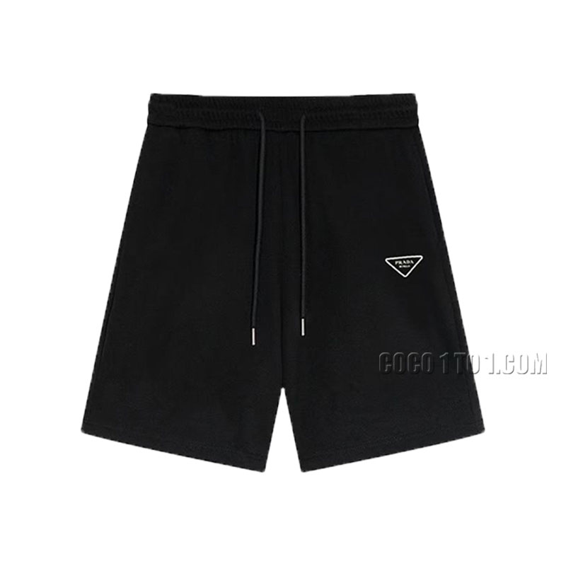Prada Limited Edition 3D Silicone Logo Casual Shorts