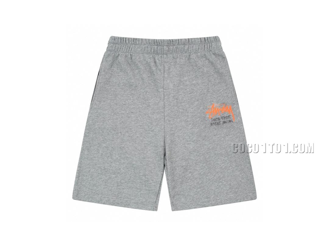 Stussy Orange Logo Shorts