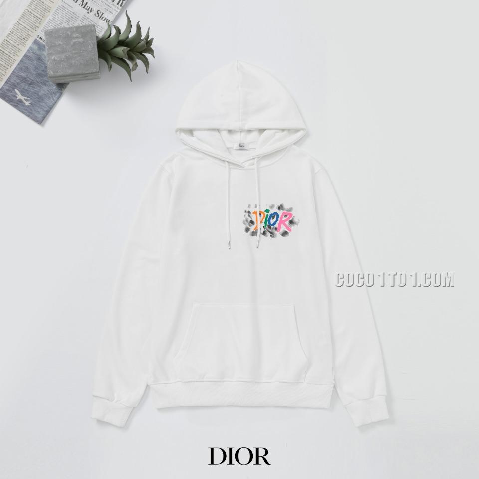Dior Printed Logo Couple Hoodie N42901