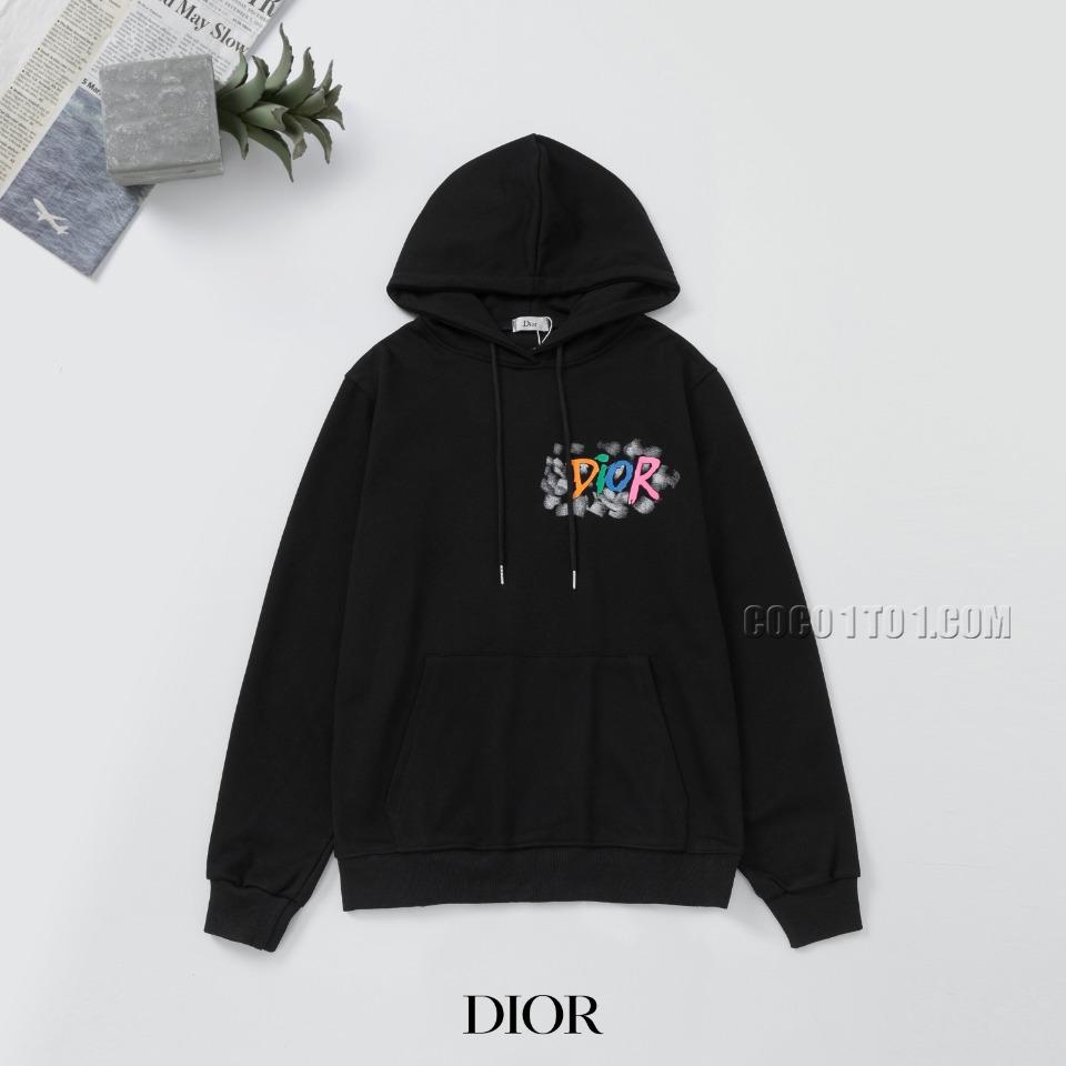 Dior Printed Logo Couple Hoodie N42901