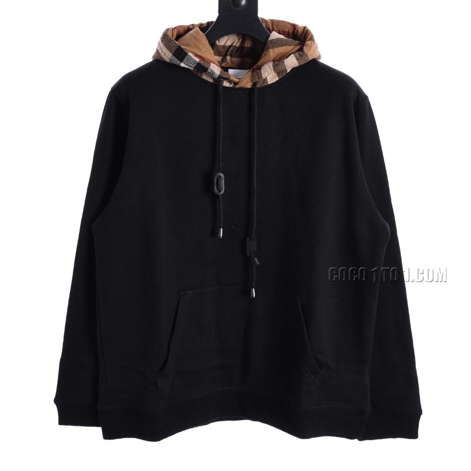 Burberry Checkered Patchwork Hoodie