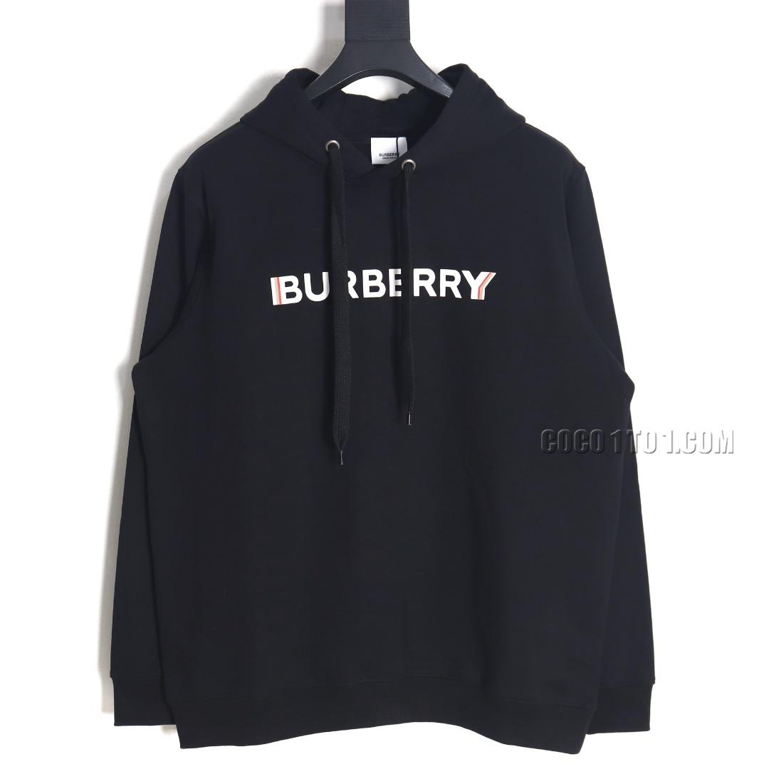 Burberry Shadowed Letter Printed Hoodie