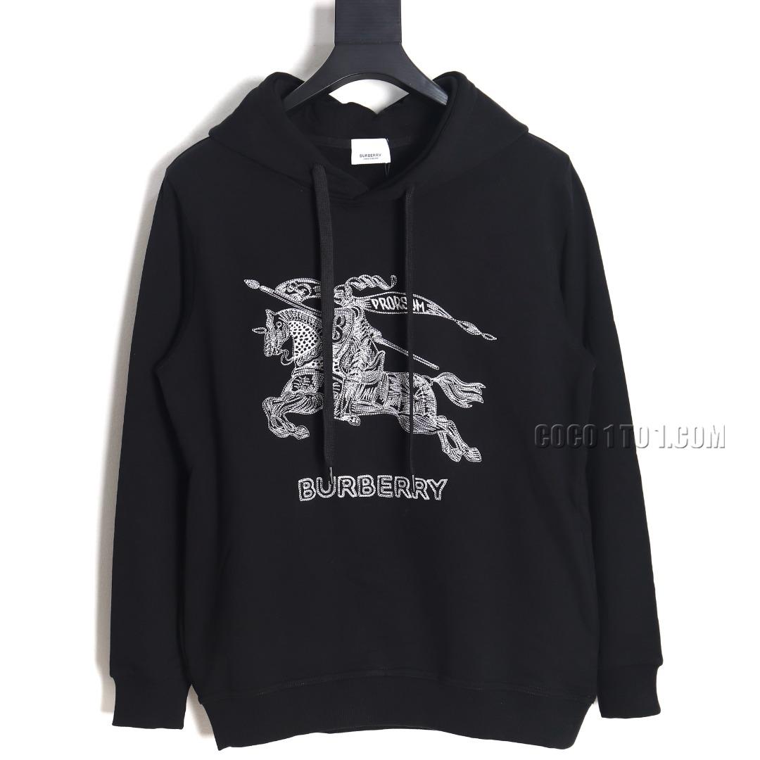 Burberry Embroidered Horse Hoodie